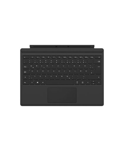 Microsoft RH9-00008 Microsoft Cover port QWERTZ Zwart toetsenbord voor mobiel apparaat