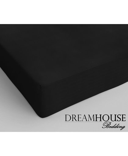 Dreamhouse Bedding Katoen Hoeslaken Black - Zwart