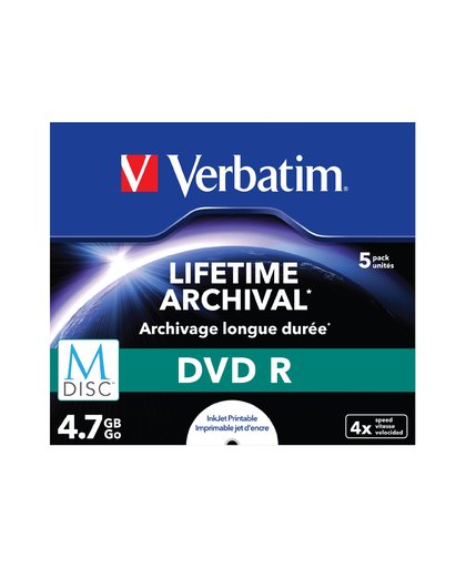 Verbatim M-Disc DVD R 4.7GB 5stuk(s)