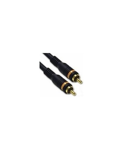 C2G 3m Velocity Digital Audio Coax Cable 3m RCA RCA Zwart coax-kabel