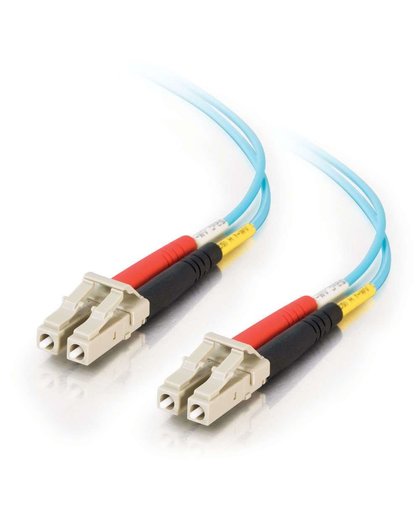 C2G 85554 10m LC LC OFNR Turkoois Glasvezel kabel