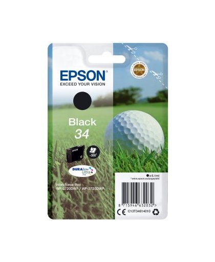 Epson Singlepack Black 34 DURABrite Ultra Ink inktcartridge