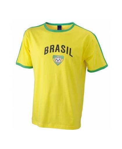 Geel voetbalshirt brazilie heren 2xl