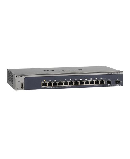 Netgear M4100-D12G Managed L2+ Gigabit Ethernet (10/100/1000) Blauw, Grijs Power over Ethernet (PoE)