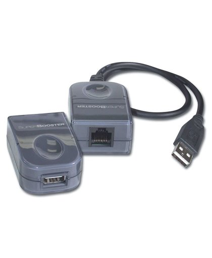 C2G Superbooster USB Extender Vrouwelijk Vrouwelijk Zwart USB-kabel