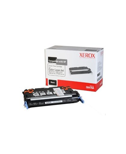 Xerox Zwarte toner cartridge. Gelijk aan HP Q6470A. Compatibel met HP Colour LaserJet 3600, Colour LaserJet 3800, Colour LaserJet CP3505
