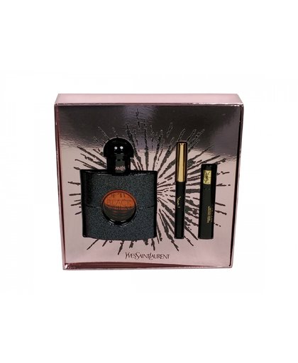 Yves Saint Laurent - Black Opium - 50 Ml Eau De Parfum + 2ml Mini Mascara + Mini Eye Pencil 0.8 G Eau De Parfum - Giftset