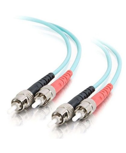 C2G 85507 5m ST ST OFNR Turkoois Glasvezel kabel