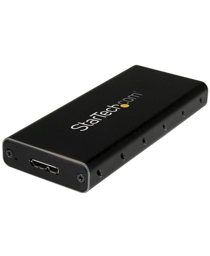 StarTech.com USB 3.1 (10Gbps) mSATA schijf behuizing aluminium