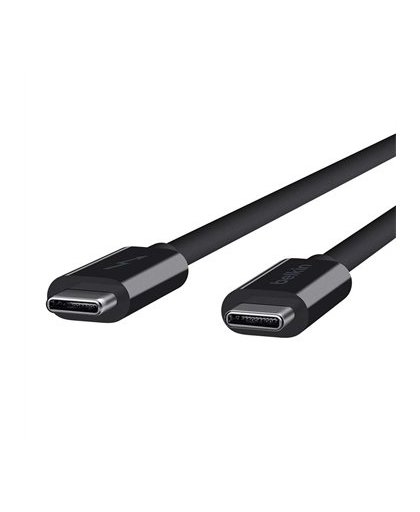 Belkin USB-C/USB-C USB C USB C Mannelijk Mannelijk Zwart USB-kabel