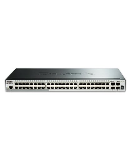 D-Link DGS-1510-52X Beheerde netwerkswitch L3 Gigabit Ethernet (10/100/1000) 1U Zwart netwerk-switch