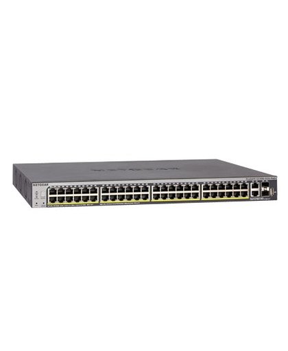 Netgear S3300-52X Beheerde netwerkswitch L2/L3 Gigabit Ethernet (10/100/1000) Zwart