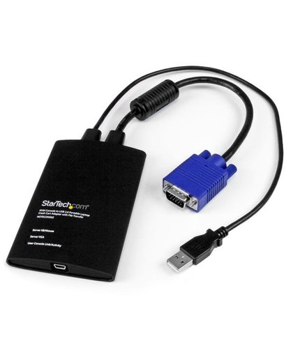 StarTech.com USB Crash Cart adapter met bestandsoverdracht & video-opname KVM-switch