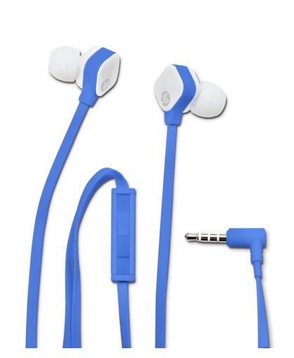 HP H2310 blauwe oortelefoon mobiele hoofdtelefoon