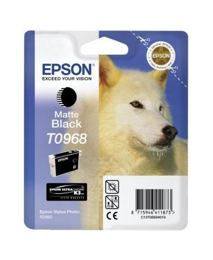 Epson inktpatroon Matte Black T0968 inktcartridge