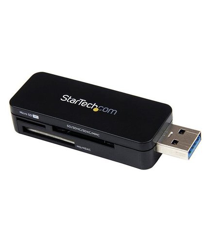StarTech.com USB 3.0 externe Flash multimedia kaartlezer SDHC / MicroSD geheugenkaartlezer