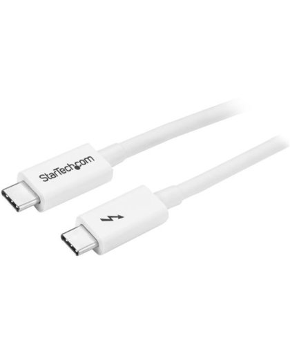 StarTech.com Thunderbolt 3 USB-C kabel 20Gbps Thunderbolt, USB en DisplayPort compatibel 2m wit