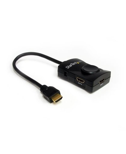 StarTech.com 2-poort HDMI Video Splitter met Audio Gevoed via USB