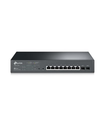 TP-LINK T1500G-10MPS Managed L2 Gigabit Ethernet (10/100/1000) Power over Ethernet (PoE) 1U Zwart netwerk-switch