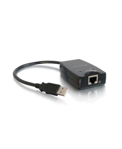 C2G 81692 kabeladapter/verloopstukje USB A RJ-45 Zwart