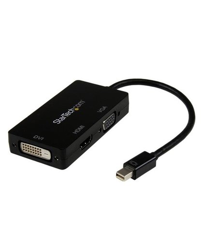StarTech.com A/V-reisadapter: 3-in-1 Mini DisplayPort naar VGA DVI- of HDMI-converter
