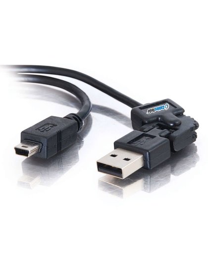 C2G 2m FlexUSB 2.0 A/5-Pin Mini-B Cable USB-kabel USB A Mini-USB B Mannelijk Zwart
