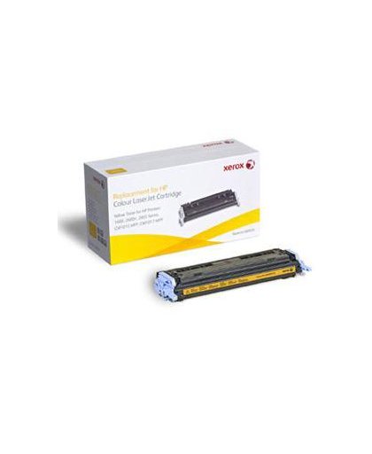 Xerox Gele toner cartridge. Gelijk aan HP Q6002A. Compatibel met HP Colour LaserJet 1600, Colour LaserJet 2600/2605, Colour LaserJet CM1015/1017 MFP
