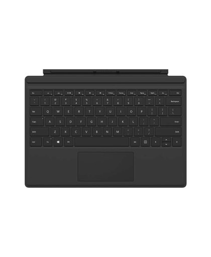 Microsoft Surface Pro Type Cover Microsoft Cover port Duits Zwart toetsenbord voor mobiel apparaat