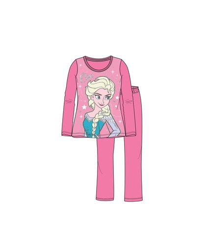 Pyjama Frozen Roze 140