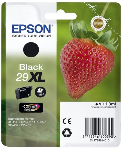 Epson Singlepack Black 29XL Claria Home Ink inktcartridge