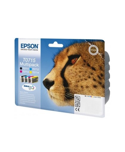 Epson Multipack 4-kleur T0715 DURABrite Ultra Ink inktcartridge