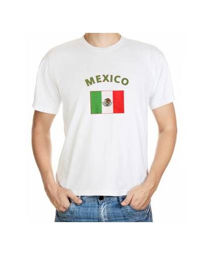 Wit t-shirt mexico heren xl
