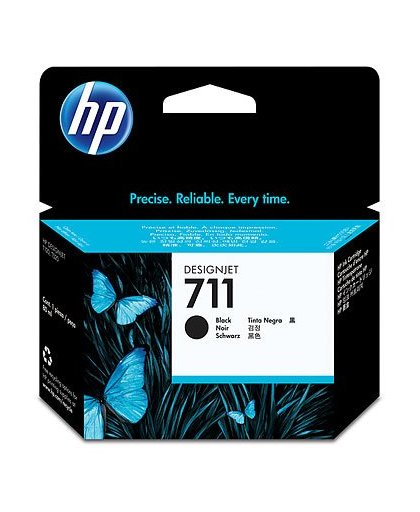 HP 711 zwarte DesignJet , 80 ml inktcartridge