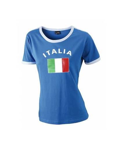 Blauw dames shirt italie l