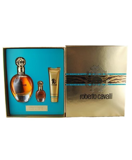 Roberto Cavalli - Woman 75ml Eau De Parfum + 5ml Eau De Parfum + 30ml Bodylotion Eau De Parfum - Giftset