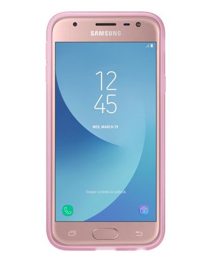 Samsung Jelly Cover Hoes Roze, Transparant