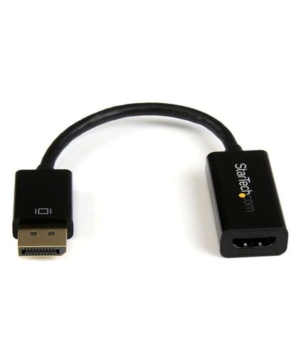 StarTech.com DisplayPort naar HDMI 4K-converter DisplayPort 1.2 naar HDMI actieve adapter voor DP-desktop / laptop 4K @ 30 Hz kabeladapter/verloopstukje