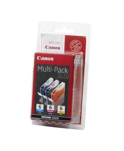 Canon BCI-6 Multipack inktcartridge Cyaan, Magenta, Geel
