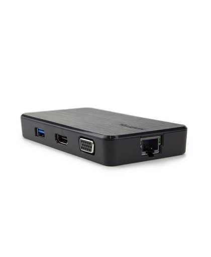 Targus USB Multi-Display Adapter Blk hub & concentrator Zwart