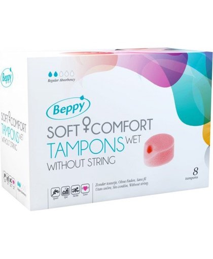 Soft+Comfort tampons WET, 8 stuks