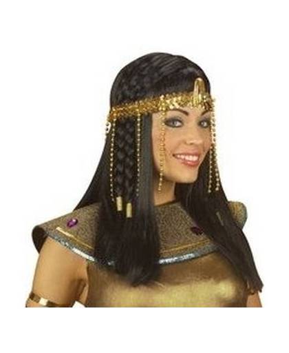 Egyptische hoofdband met gouden kralen