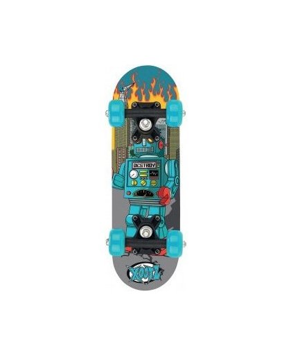 Xootz mini skateboard blauw, 43 cm