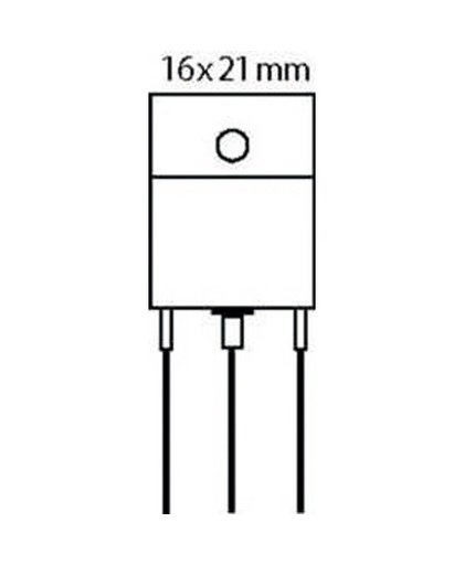 Transistor SI-P 100 VDC 25A 125W 3MHz