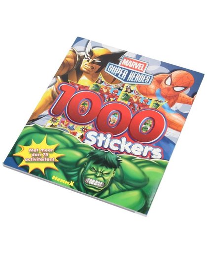 Marvel superhelden stickerboek, 1000 sti