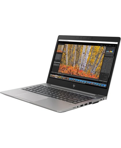 HP ZBook 14u G5 Zilver Notebook 35,6 cm (14") 1920 x 1080 Pixels 1,80 GHz Intel® 8ste generatie Core™ i7 i7-8550U