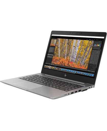 HP ZBook 14U G5 Zilver Mobiel werkstation 35,6 cm (14") 1920 x 1080 Pixels 1,80 GHz Intel® 8ste generatie Core™ i7 i7-8550U