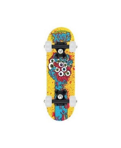 Xootz mini skateboard geel, 43 cm
