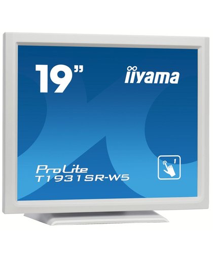 iiyama ProLite T1931SR-W5 touch screen-monitor 48,3 cm (19") 1280 x 1024 Pixels Wit