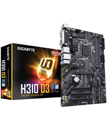 Gigabyte H310 D3 moederbord LGA 1151 (Socket H4) Intel H310 Express ATX