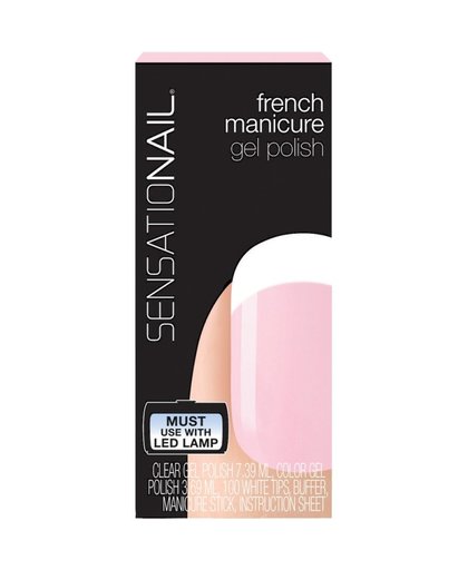 French Manicure Sheer Pink